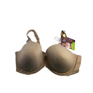 Playtex Secrets Super Soft Shaping Underwire Bra Style 4594 Nude 44D